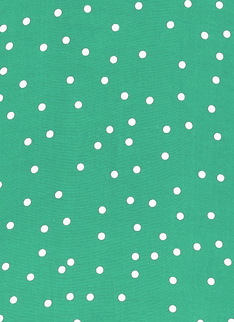 Mina Spot Print Button-Down Midi Dress - Green