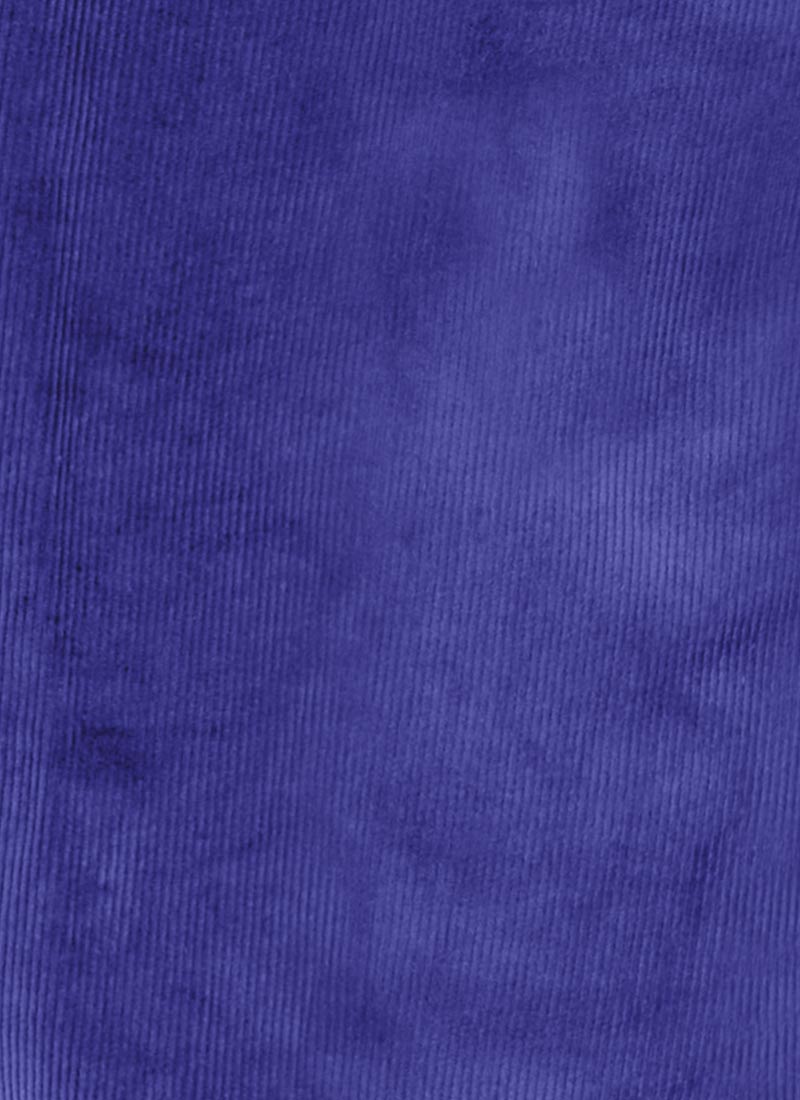 Ohlson V-Neck Corduroy Pinafore Dress - Indigo